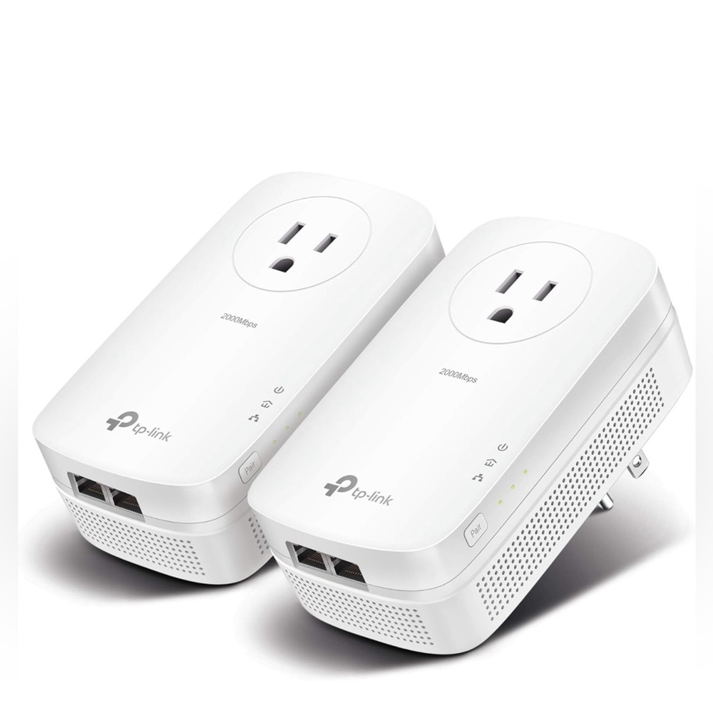 TP-Link AV2000 Powerline Adapter - 2 Gigabit Ports, Ethernet Over Power